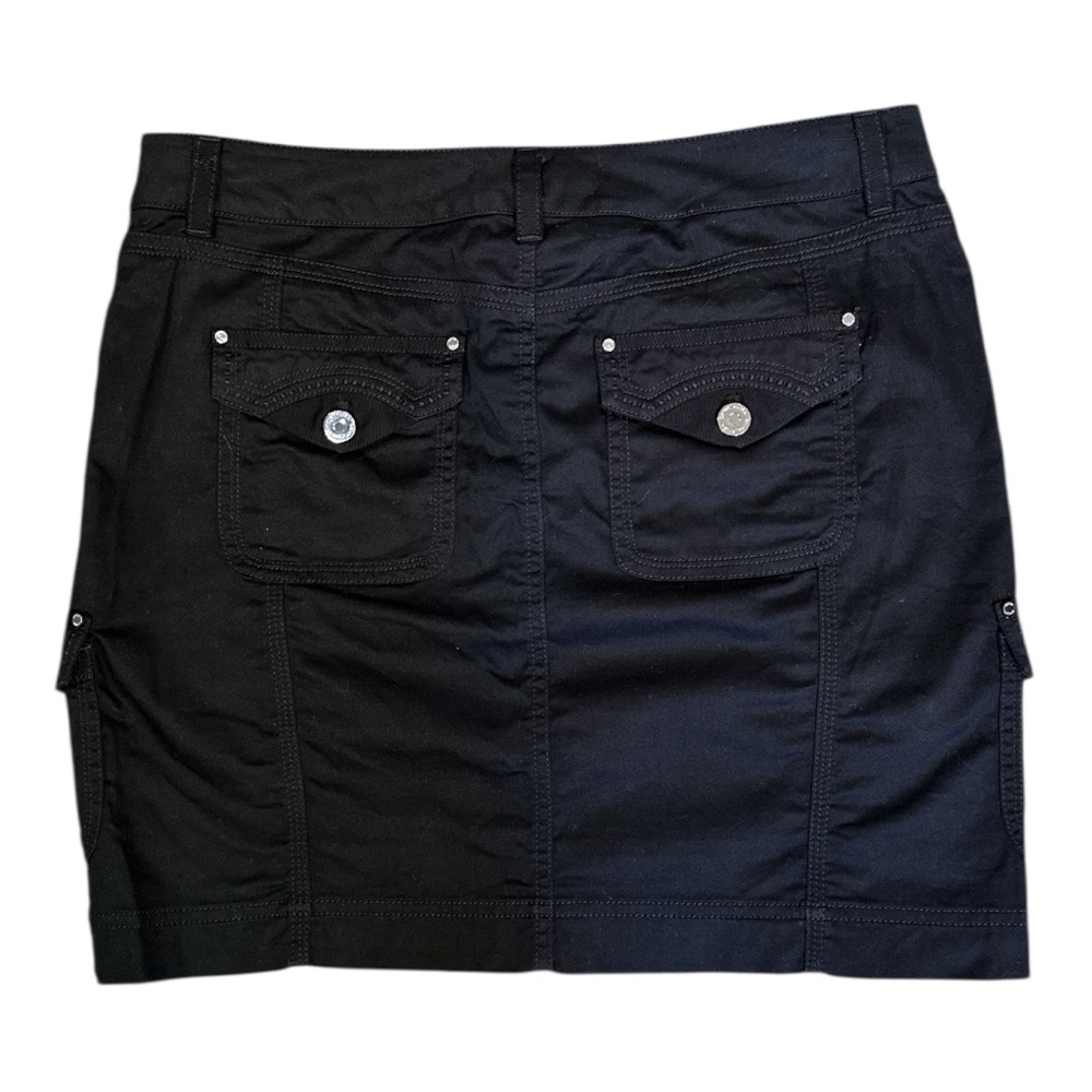 White House Black Market Black Cargo Mini Skirt - Picture 2 of 7
